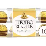 Ferrero Rocher, Exquisite Hazelnut and Milk Chocolate Premium Gift Box, 16 pieces (200 g) +₹550.00